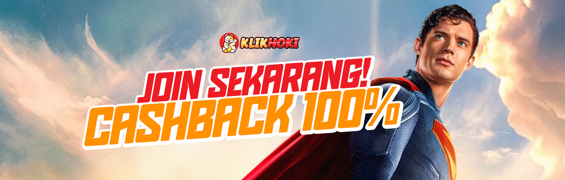 Join Sekarang, Cashback 100%!